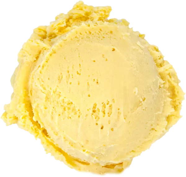 Creamy vanilla ice cream scoop, close-up view. Perfect for dessert lovers.