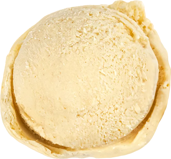 Close-up of a creamy ice cream scoop, showcasing its smooth texture and classic flavor.