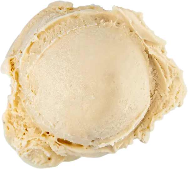 Creamy ice cream scoop with smooth texture, perfect for dessert or summer treats.