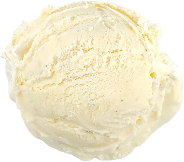 Creamy vanilla ice cream scoop, close-up. Perfect for desserts, sundaes, and summer treats.